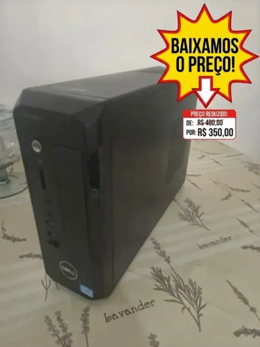 Computador CPU Dell Vostro 270s Slim - Intel Core i3 3.40GHz + 4GB RAM + HD 250GB + Window