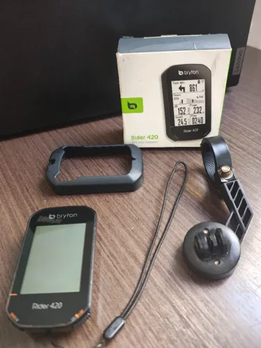 Bryton Rider 420 GPS + Acessórios - Excelente Custo-Benefício