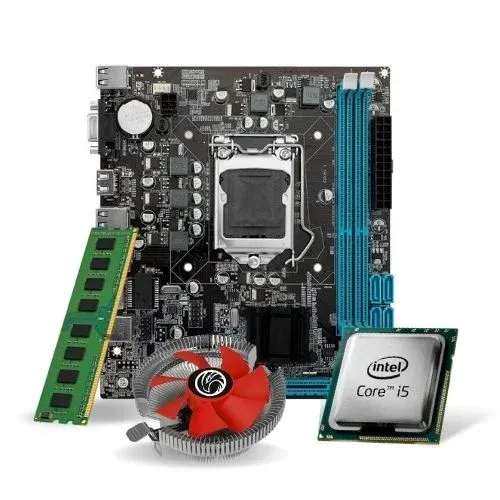 Placa mãe H61 Hayom + Processador I5 3470 (3.4GHZ) + 8gb Ram DDR3 + Cooler