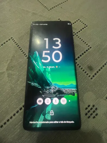 Moto Edge 40 neo tela trincada e biometria off