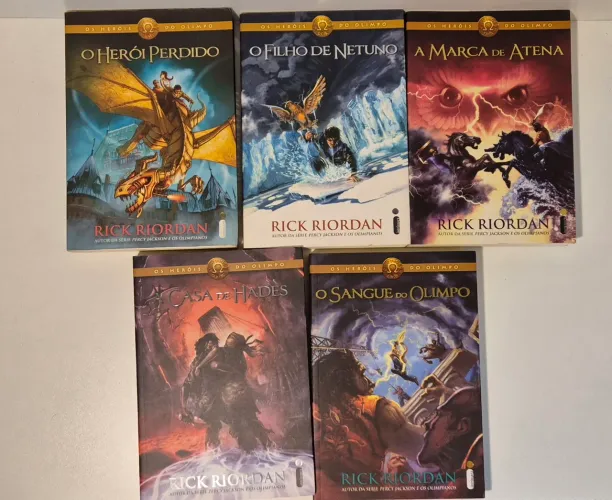 Os heróis do Olimpo completo (volumes 1 a 5)