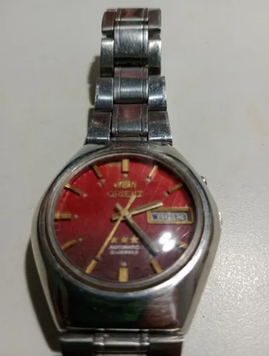 Relógio antigo automático Orient década de 80
