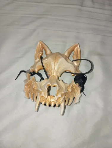 Máscara de ossos halloween