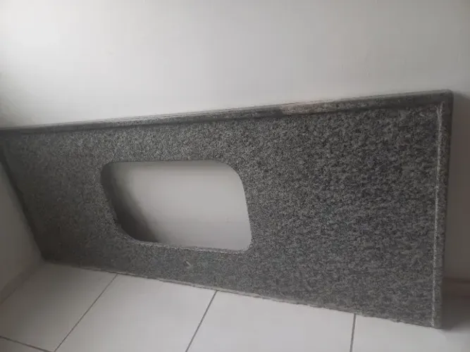 Tampo pia - Granito cinza Corumba - sem cuba