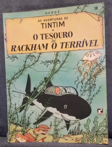 HQ - Vintage (1969/1970) - As Aventuras de TINTIM - O Tesouro de Rackham o Terrível