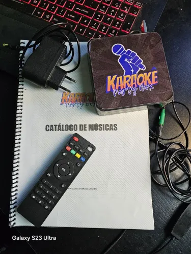 Karaokê partybox original! Aceito cartão com acréscimo. 