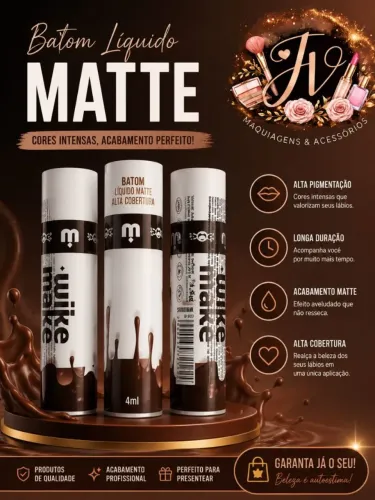 Batom líquido matte