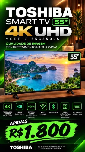 TV Toshiba 55 polegadas
