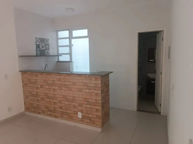 Apartamento tipo Studio loft primeira locação com cozinha americana e área de serviço.