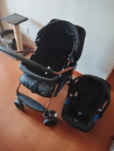 Carrinho Burigotto Travel System com Bebe Conforto Rio 22