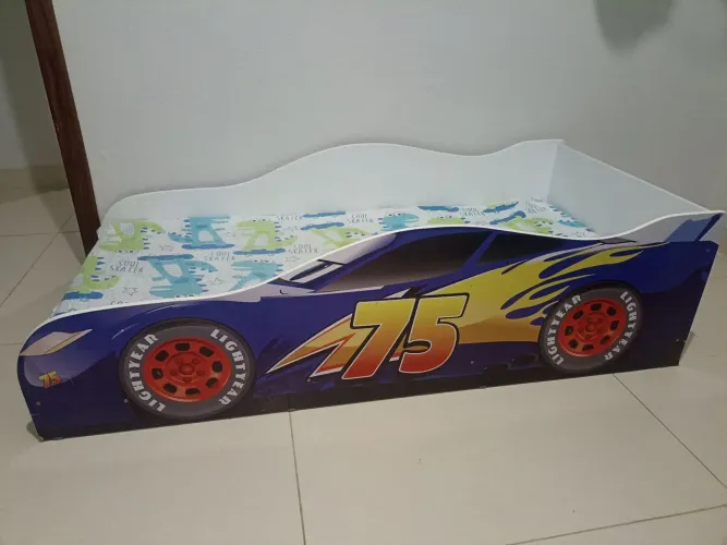 Cama Infantil - Carro de Corrida - Cama para Criança - Cama Pequena - Cama Box Infantil