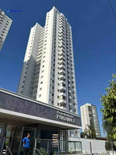 Pantanal 3 Apartamento mobiliado com 3 quartos e 2 suítes