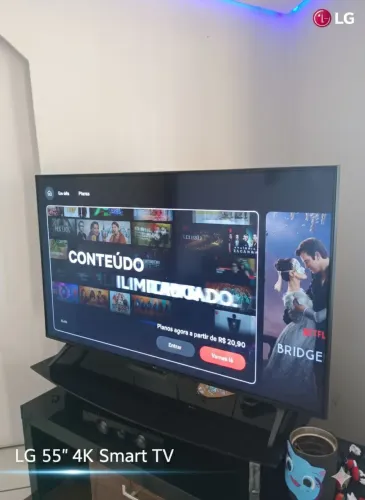 Tv LG 4k smart tv 55 polegadas