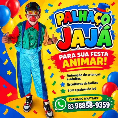 ANIMAÇÃO EM ANIVERSÁRIOS, CONFRATERNIZAÇÕES E ETC.