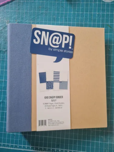 Álbum snap binde azul