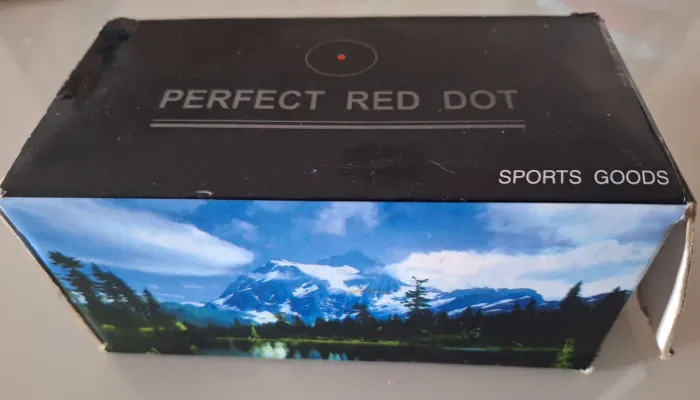 Mira telescópica Walther 1×45 com ponto vermelho e verde para rifle de gel