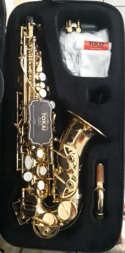 SAX SOPRANO CURVO TOKAI TSC 200L  SIB NOVO!!! OFERTA IMPERDÍVEL!!!