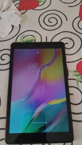 Tablet Modelo dele Galaxy tab A Samsung tem chip