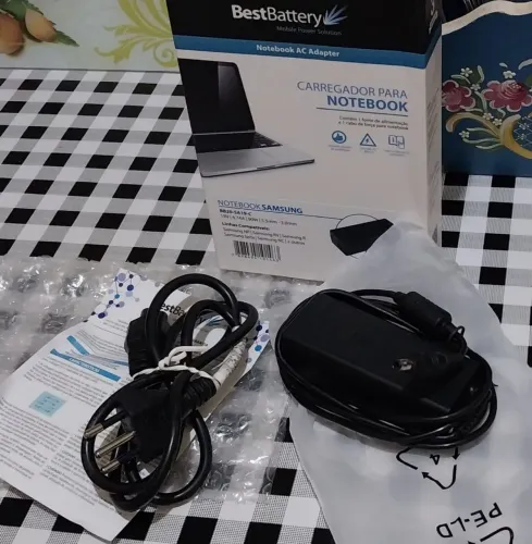 CARREGADOR PARA NOTEBOOK SAMSUNG ? 90W | POUQUÍSSIMO
