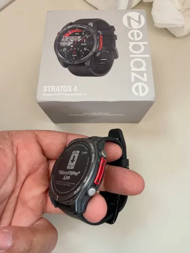 SmartWatch Zeblaze Stratos 4 Abyss Black - Pronta Entrega- Novo, Lacrado e Garantia