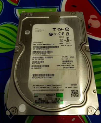 HDD SATA Hewlett Packard 2T