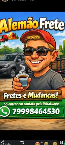 Frete mais barato em toda grande Aracaju