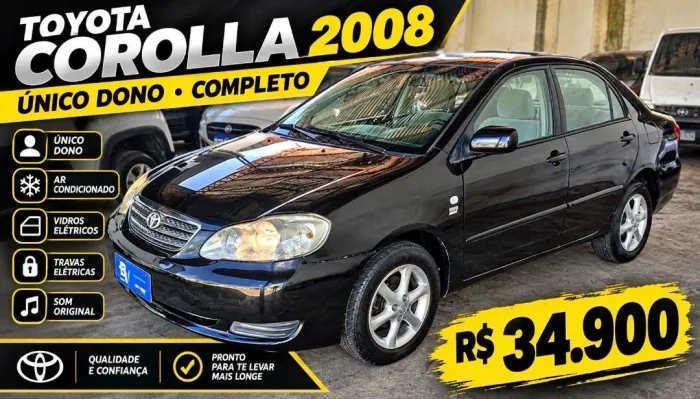 Toyota Corolla XLI 1.8/1.8 Flex 16V Mec. 2008