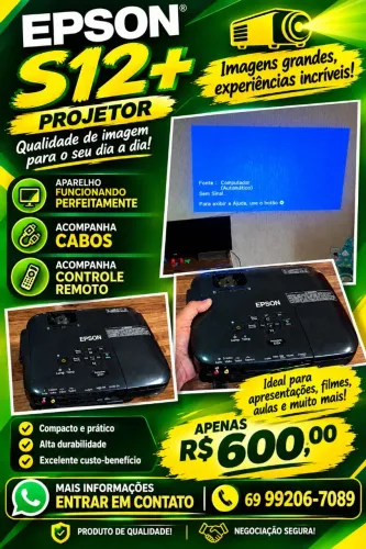 Projetor epson S12+