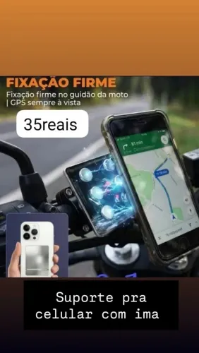 SUPORTE PRA CELULAR COM IMA PROMOÇÃO R$30