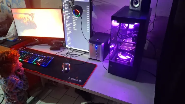 PC GAMER COMPLETO ? RX 6600 8GB + 32GB RAM + 2 MONITORES
