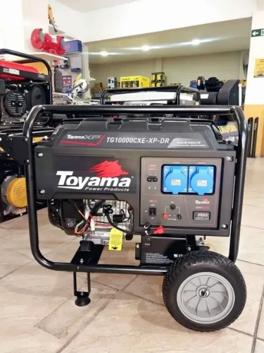 Gerador de energia 9Kva a Gasolina Partida elétrica Monofasico Toyama - Novo/Loja
