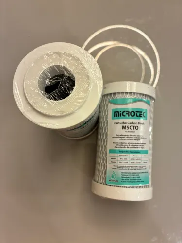 Kit com 2 Refis de carvão Carbon Block 5 polegadas