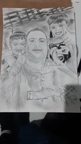 Faço caricatura