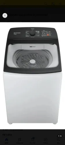 Vendo máquina de lavar Brastemp 13 kilos semi nova 