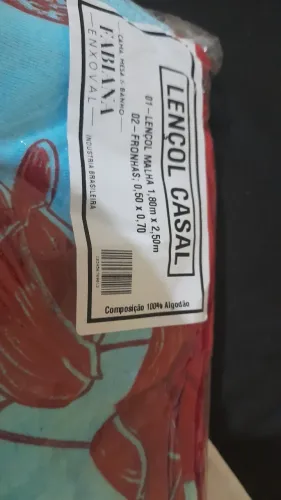 Jogo de cama lençol casal
