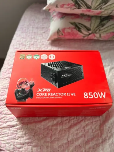 Fonte XPG Core Reactor II VE 850W 80 Plus Gold Nova e Lacrada