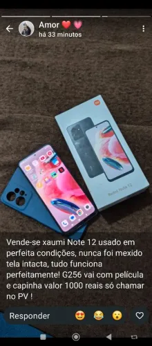 Celular xiaomi redimi 12 note