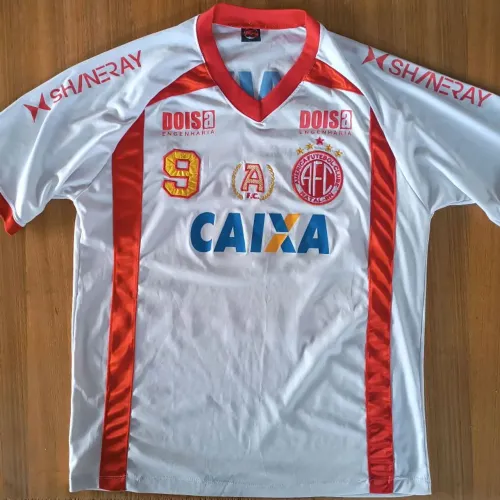 camisa antiga américa futebol clube natal branca rn