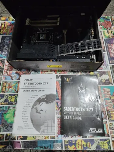 Kit Placa mãe Asus Sabertooth Z77, Cooler Master V6GT e Placa de video Geforce 7600GT