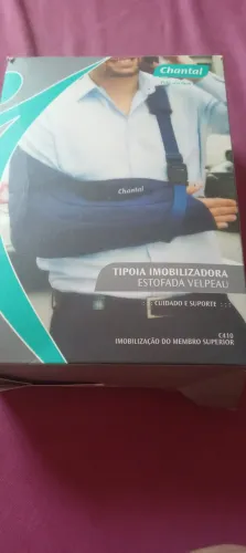 Tipoia imobilizadora estofada dupla