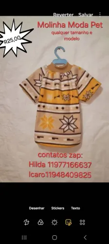 Roupas Pet fabricaçao propria
