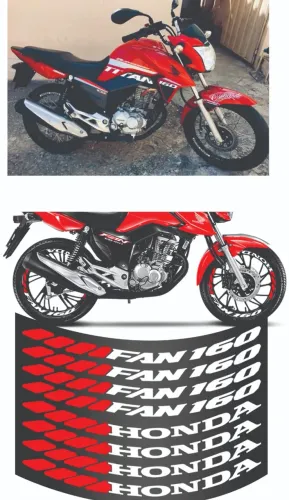 adesivo calha roda moto