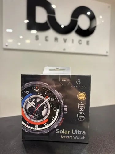 Relógio smart watch solar ultra