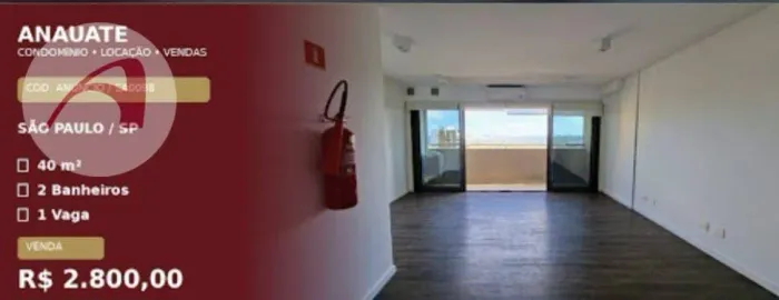 OFFICE COM 38 M² PARA LOCAÇÃO NA RUA CERRO CORA