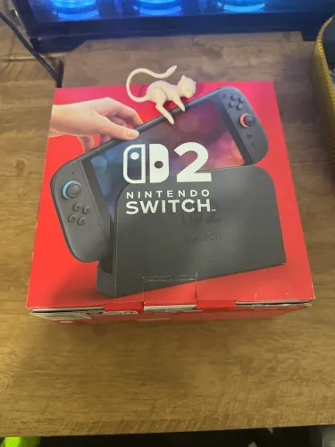 Nintendo Switch 2 em estado de novo + case Nacon