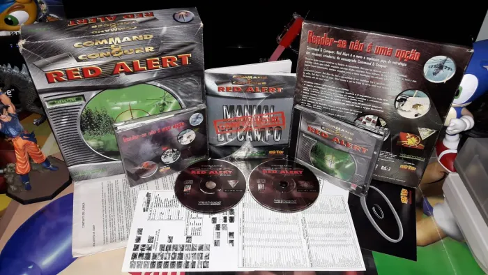 Command & Conquer Red Alert PC Big Box TecToy COMPLETO
