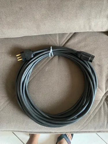 Extensão PP Reforçada 2,5mm 13 Metros Plugues 20A Heavy Duty + Extensão 4 Metros 1,5mm
