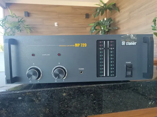 Amplificador Power Staner MP 720 raríssimo estado de novo