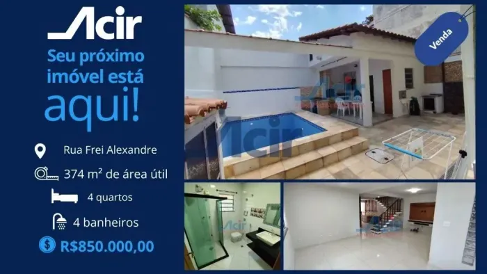 Casa com piscina para venda, 374m² por R$ 850.000,00 - Irajá - Rio de Janeiro/RJ