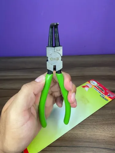 Alicate para anéis bico curvo 7? idea ID-4833A